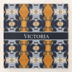 Royal Gold, custom Glass Coaster