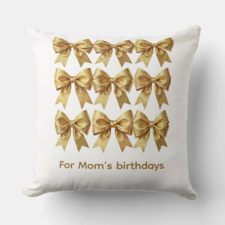 Royal Gold Glitter Focal Point Cushion