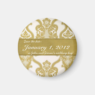 Royal Gold "Save the Date" Magnets