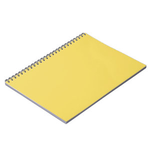 Royal Gold Solid Plain Color Notebook