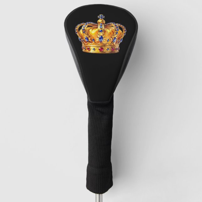 Royal golden crown golf head cover (Front)
