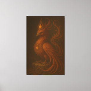 Royal Golden Phoenix – Elite Fine Art Collection Canvas Print