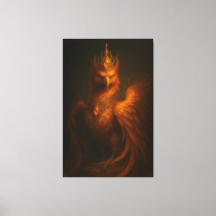Royal Golden Phoenix – Elite Fine Art Collection Canvas Print