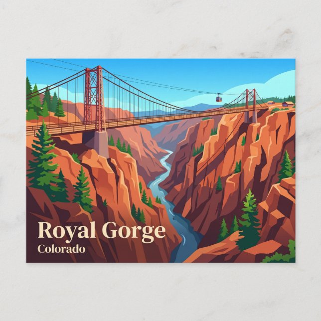 Royal Gorge Bridge & Park USA Postcard (Front)