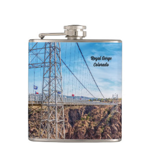 Royal Gorge Bridge Side View Flask