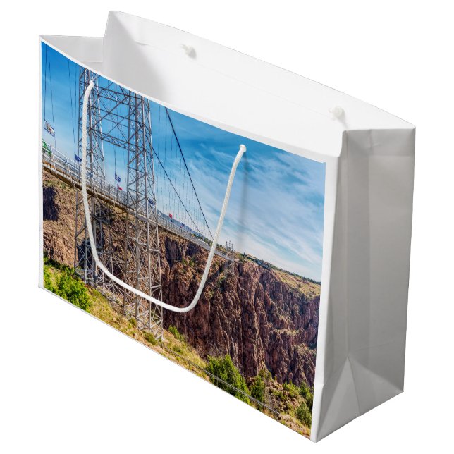 Royal Gorge Bridge Side View Gift Bag (Front Angled)
