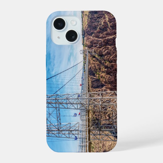 Royal Gorge Bridge Side View iPhone Case (Back)