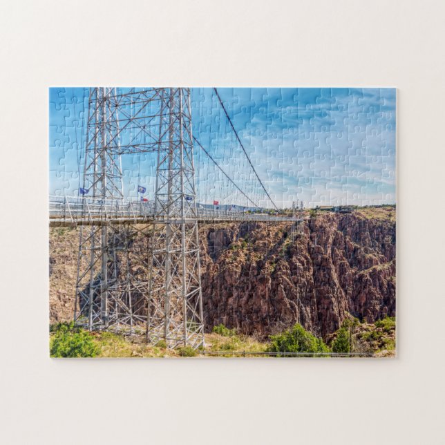 Royal Gorge Bridge Side View Jigsaw Puzzle (Horizontal)