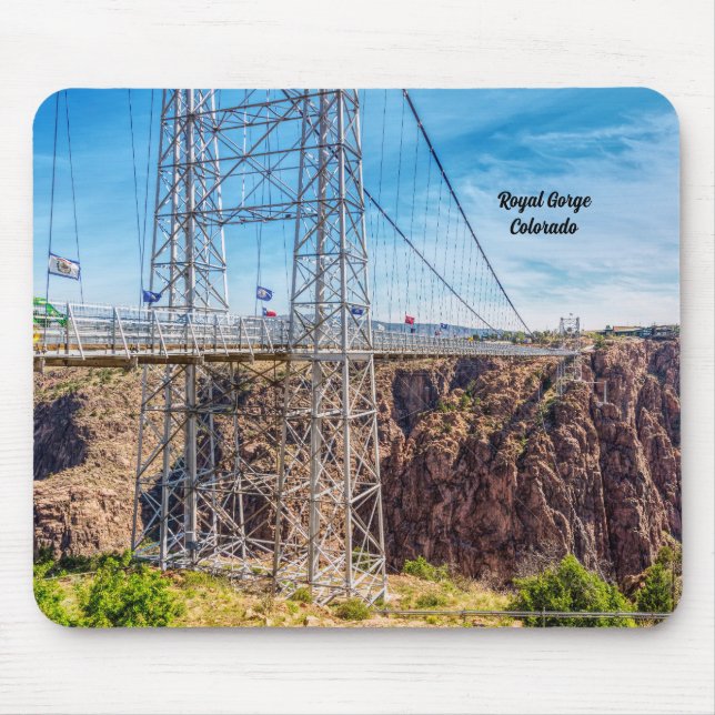 Royal Gorge Bridge Side View Mousepad (Front)