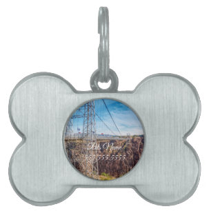 Royal Gorge Bridge Side View Pet Tag