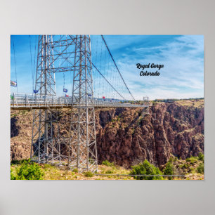 Royal Gorge Bridge Side View Poster