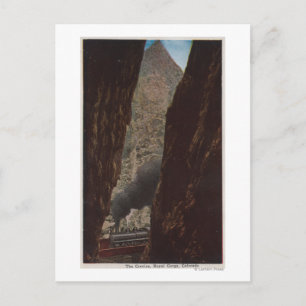 Royal Gorge, CO - View of a Crevice in Royal Postcard