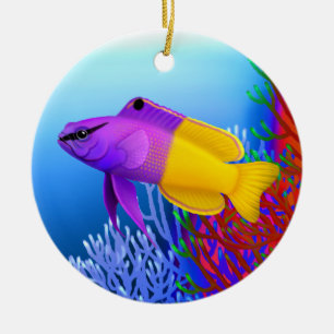 Royal Gramma Basslet Reef Fish Ornament