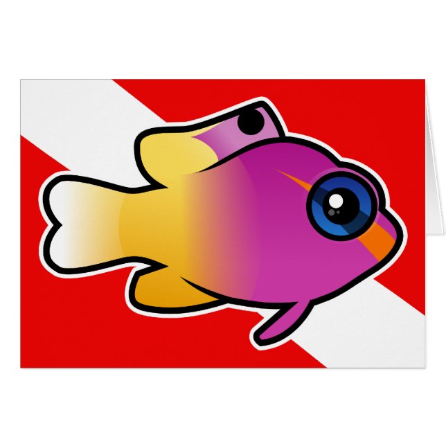 Royal Gramma Dive Flag (Front Horizontal)