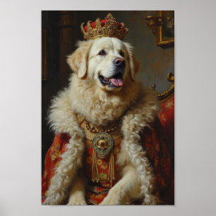 Royal Great Pyrenees Portrait Poster