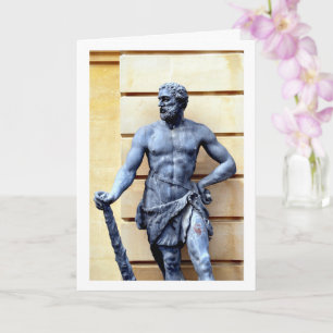 Royal Guard Statue, Hampton Court Palace, England Card