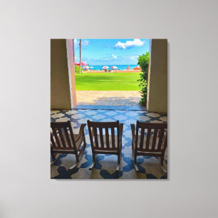 Royal Hawaiian Hotel Canvas Print