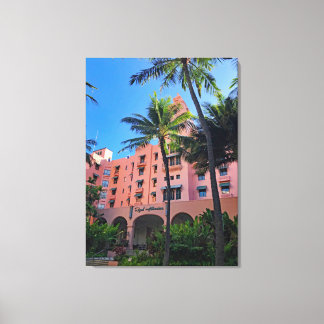 Royal Hawaiian Hotel Canvas Print