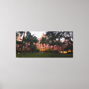 Royal Hawaiian Hotel Canvas Print