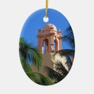 Royal Hawaiian Hotel Ceramic Tree Decoration