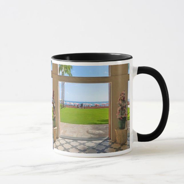 Royal Hawaiian Hotel Christmas Mug (Right)