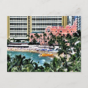 Royal Hawaiian Hotel, Honolulu, Hawai'i Postcard