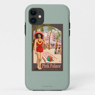Royal Hawaiian Hotel in Hawaii iPhone 11 Case