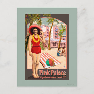 Royal Hawaiian Hotel in Hawaii Postcard