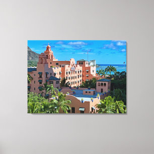 Royal Hawaiian Hotel Waikiki Canvas Print