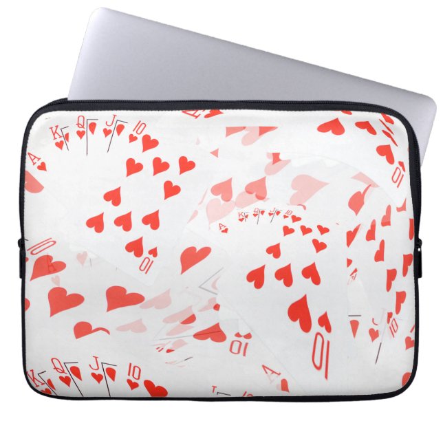 Royal Heart Flush Layered, Laptop Sleeve (Front)