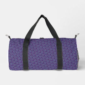 Royal Hex Weave Duffle Bag