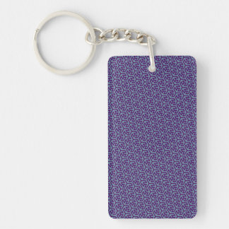 Royal Hex Weave Key Ring