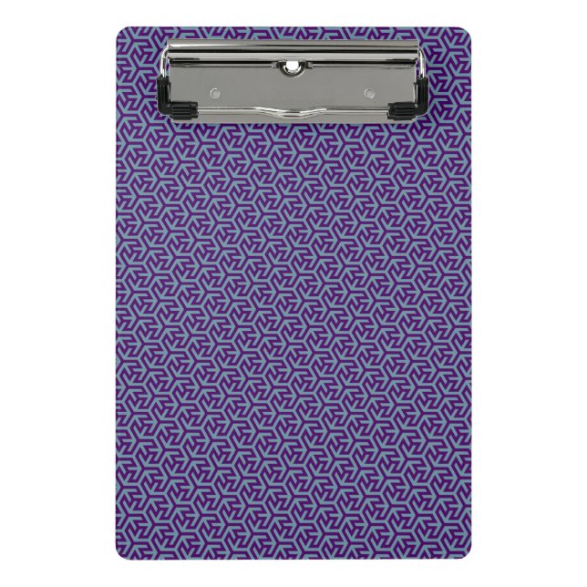Royal Hex Weave Mini Clipboard (Front)