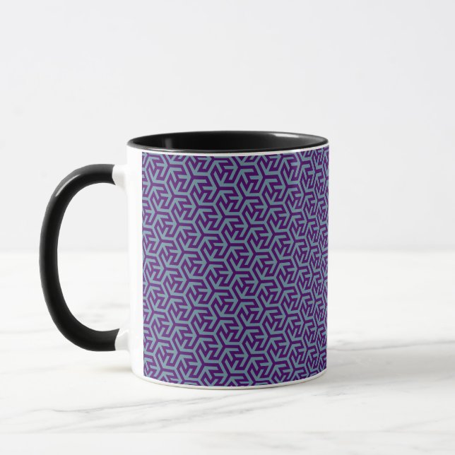 Royal Hex Weave Mug (Left)