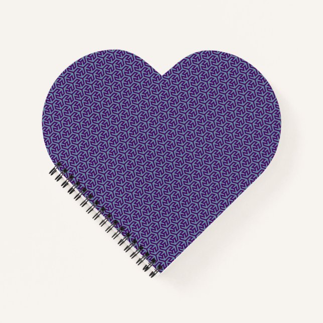 Royal Hex Weave Notebook (Front)