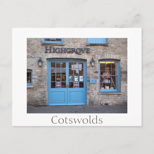 Royal Highgrove Shop in Tetbury, UK white postcard (Front)