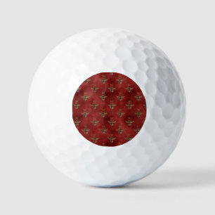 Royal Honeybees Throw Pillow Golf Balls