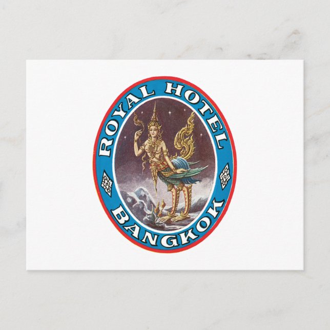 Royal Hotel Bagkok Postcard (Front)