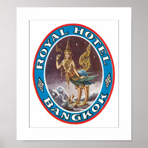 Royal Hotel Bangkok (canvas) Poster