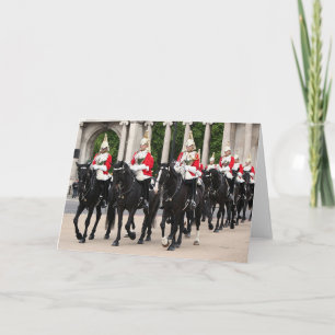 Royal Household Cavalry, London, England Card