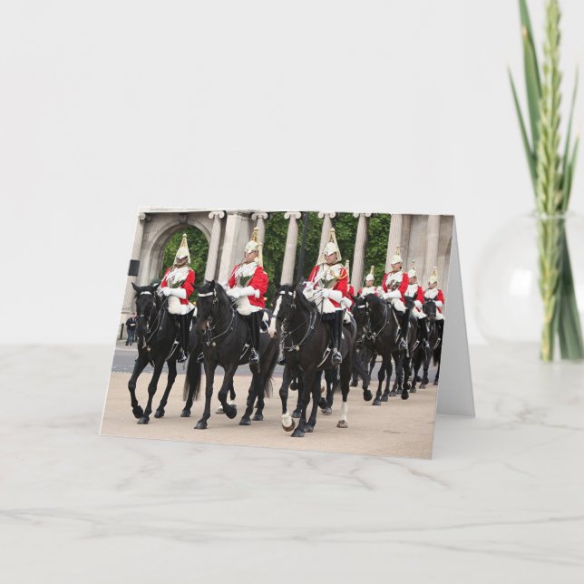 Royal Household Cavalry, London, England Card (Front)