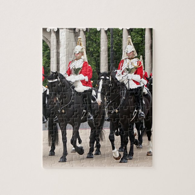 Royal Household Cavalry, London, England Jigsaw Puzzle (Vertical)