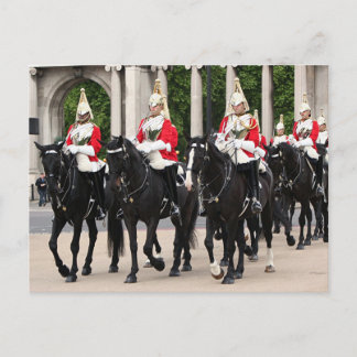 Royal Household Cavalry, London, England Postcard
