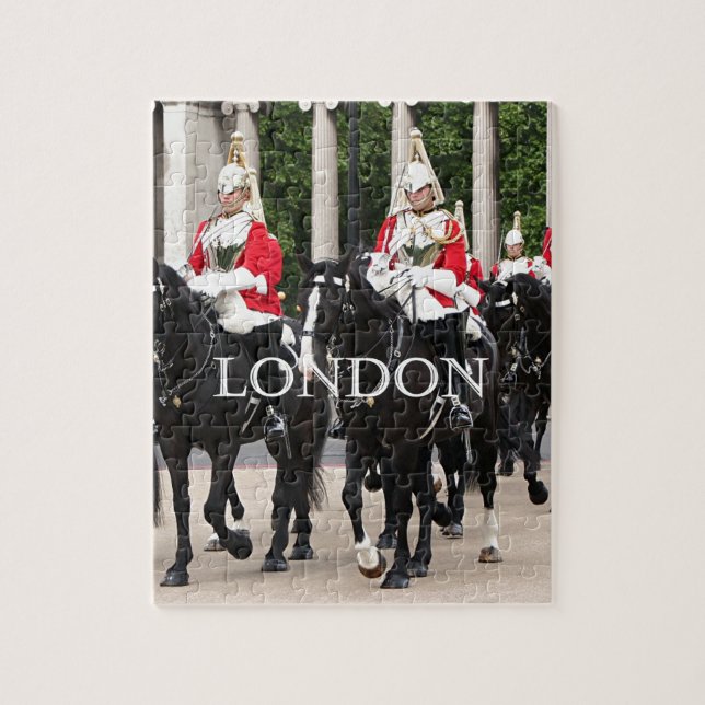 Royal Household Cavalry, London Jigsaw Puzzle (Vertical)