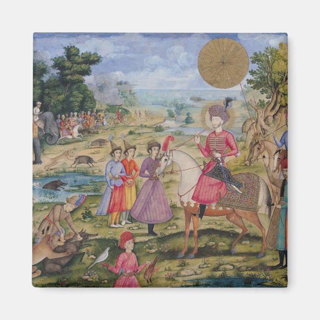 Royal Hunt, from Isfahan, Iran Magnet (Front)