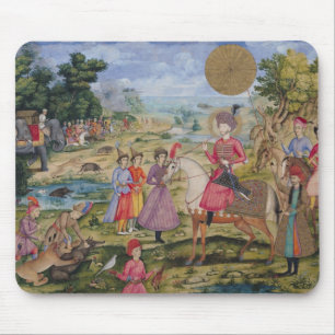 Royal Hunt, from Isfahan, Iran Mouse Mat