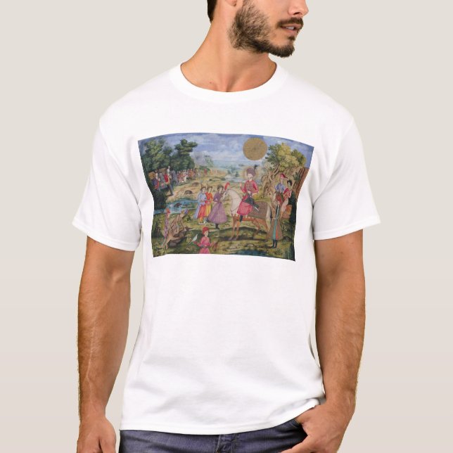 Royal Hunt, from Isfahan, Iran T-Shirt (Front)