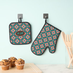 Royal Icing Oven Mitt & Pot Holder Set