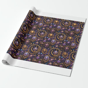 Royal Jewel Elegance Matte Wrapping Paper