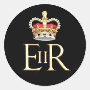 Royal Jubilee Insignia Classic Round Sticker